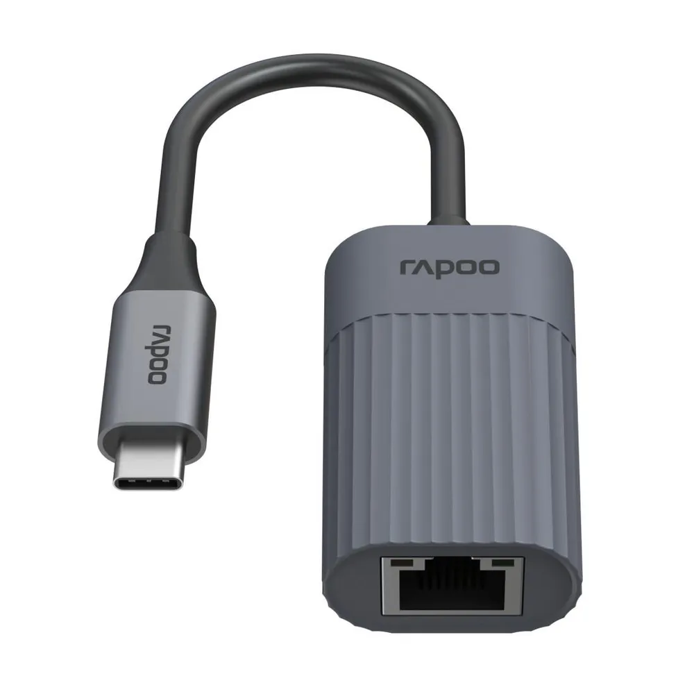 "USB-C Adapter ""UCA-1016"" USB-C auf Gigabit LAN, grau (00226495)"