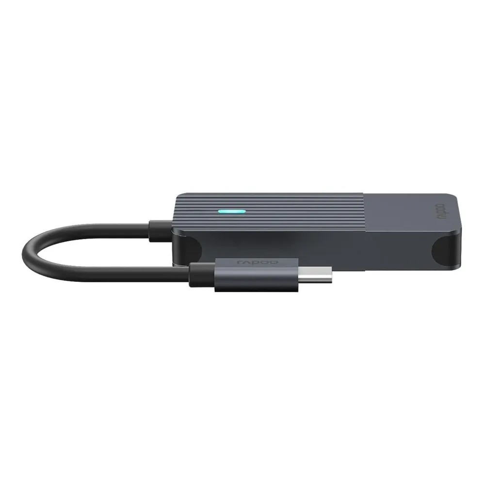 "USB-C Hub ""UCH-4002"", USB-C auf USB-C, Grau (00217696)"