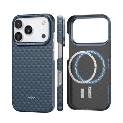 Smartphone-Hülle Raptic Skin Origin MagSafe Aramidfaser für iPhone 17 Pro Max