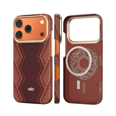 Smartphone-Hülle Raptic Skin Bionic Snake MagSafe Aramid für iPhone 17 Pro Max