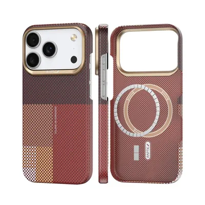 Handyhülle Raptic Skin Transform MagSafe Aramidfaser Sky für iPhone 17 Pro