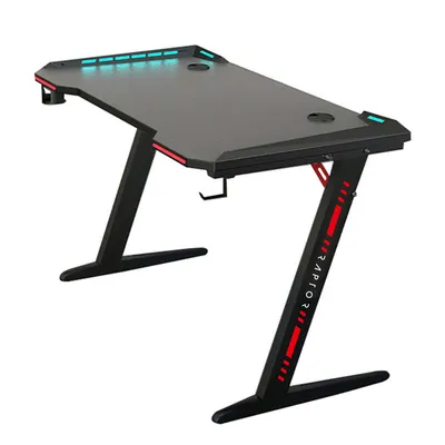 Raptor Gaming |Gamingtisch |ff GT100 120x60cm RGB schwarz