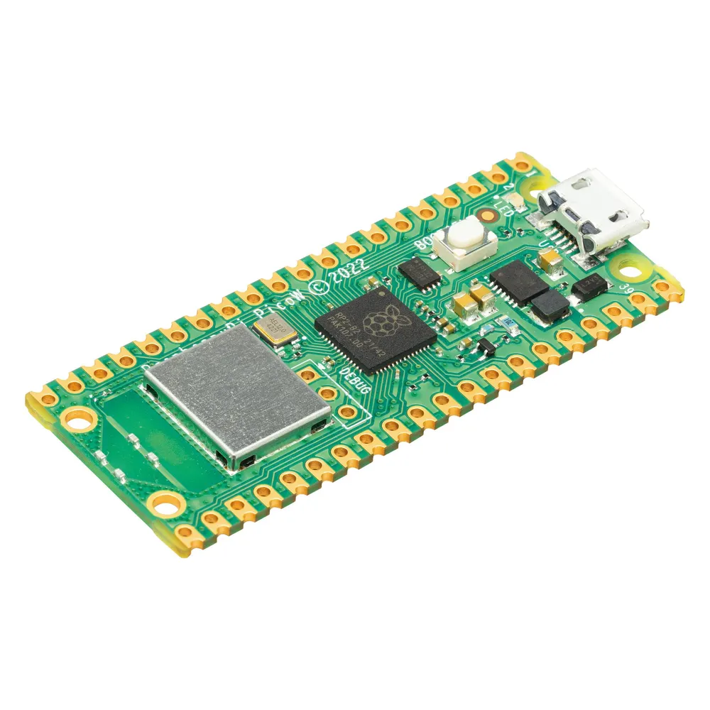 Entwicklerboard Raspberry Pi Pico W SC0918 Dual-Core 133 MHz 264 KB WLAN