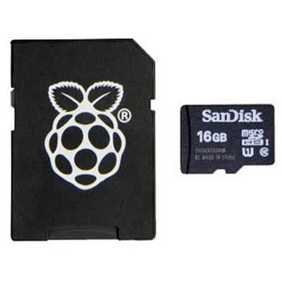 microSD Karte Raspberry RB-NOOBS-16GB-PI4 16GB vorinstalliertes NOOBS OS