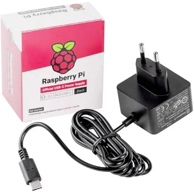Netzteil Raspberry SC1408 27W USB-C Schwarz kompatibel mit Raspberry Pi 5