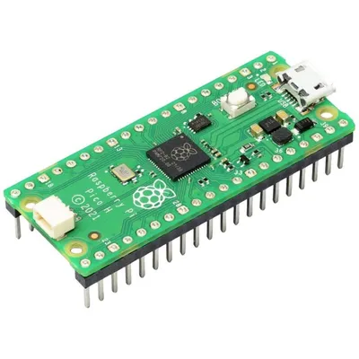 Platine Raspberry Raspberry Pi Pico H Dual-Core 133 MHz 264 KB RAM ultrakompakt