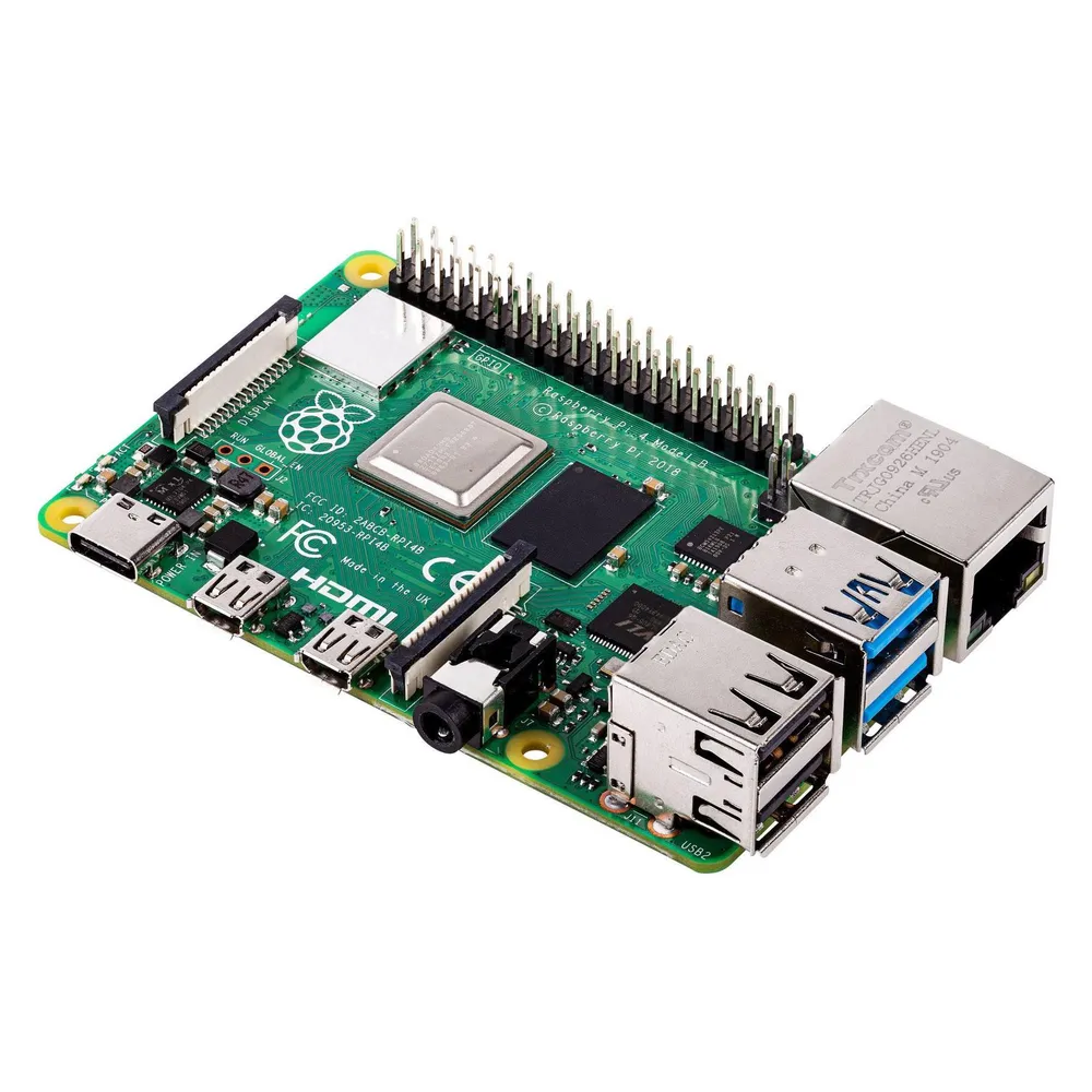 Motherboard Raspberry Pi 4 Model B ARM Cortex-A72 DDR2 Micro-Board WiFi USB-C