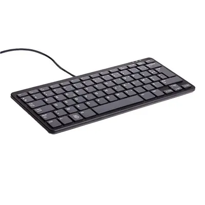 Tastatur Raspberry KBOFF-BK kabelgebundenes USB-Hub AZERTY Französisch Schwarz