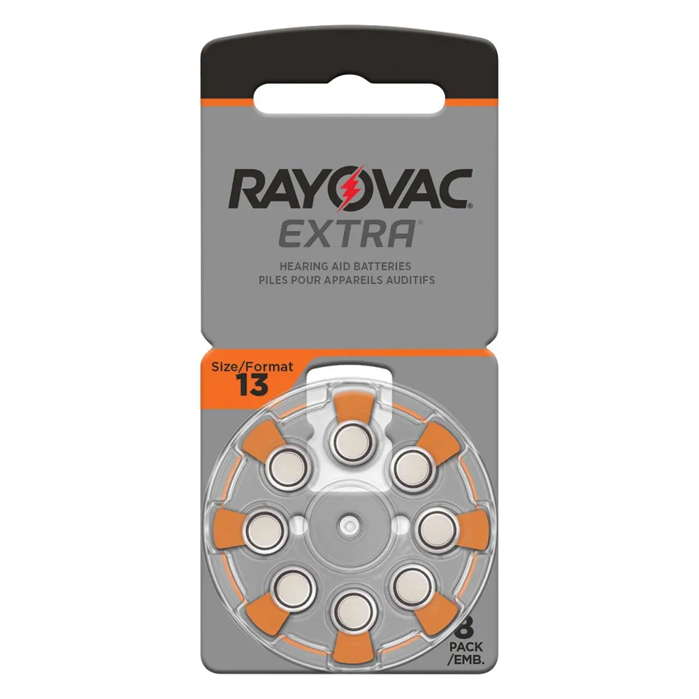 RAYOVAC Hörgeräte-Batterie, Größe 13, 8 Stück