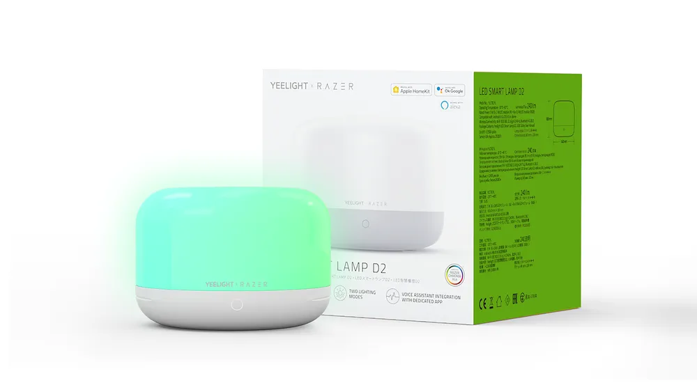 X Yeelight Smarte Lampe D2