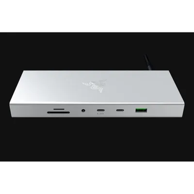 Hub Razer 14 Ports 10 Gbit s Modell RC21-02280200-R3EK Extras HDMI 2.1 100W PD Aluminium