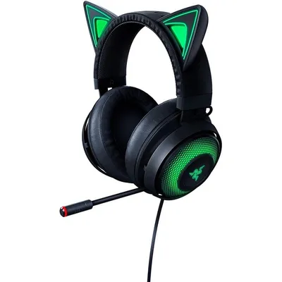 Razer Kraken Kitty Edition Schwarze Gaming-Kopfhörer