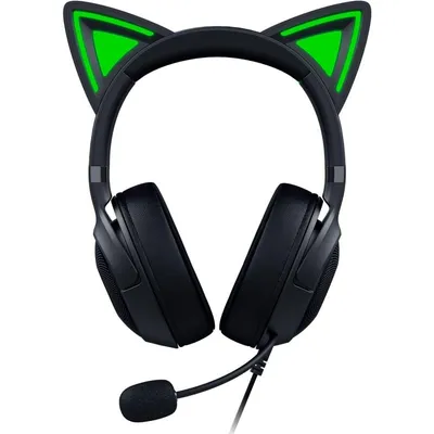 Razer Kraken Kitty V2 Kopfhörer Kabelgebunden Kopfband Gaming USB Typ-A Schwarz