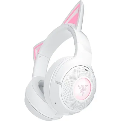 Razer Kraken Kitty V2 BT Kabellose RGB-Gaming-Kopfhörer, Weiß