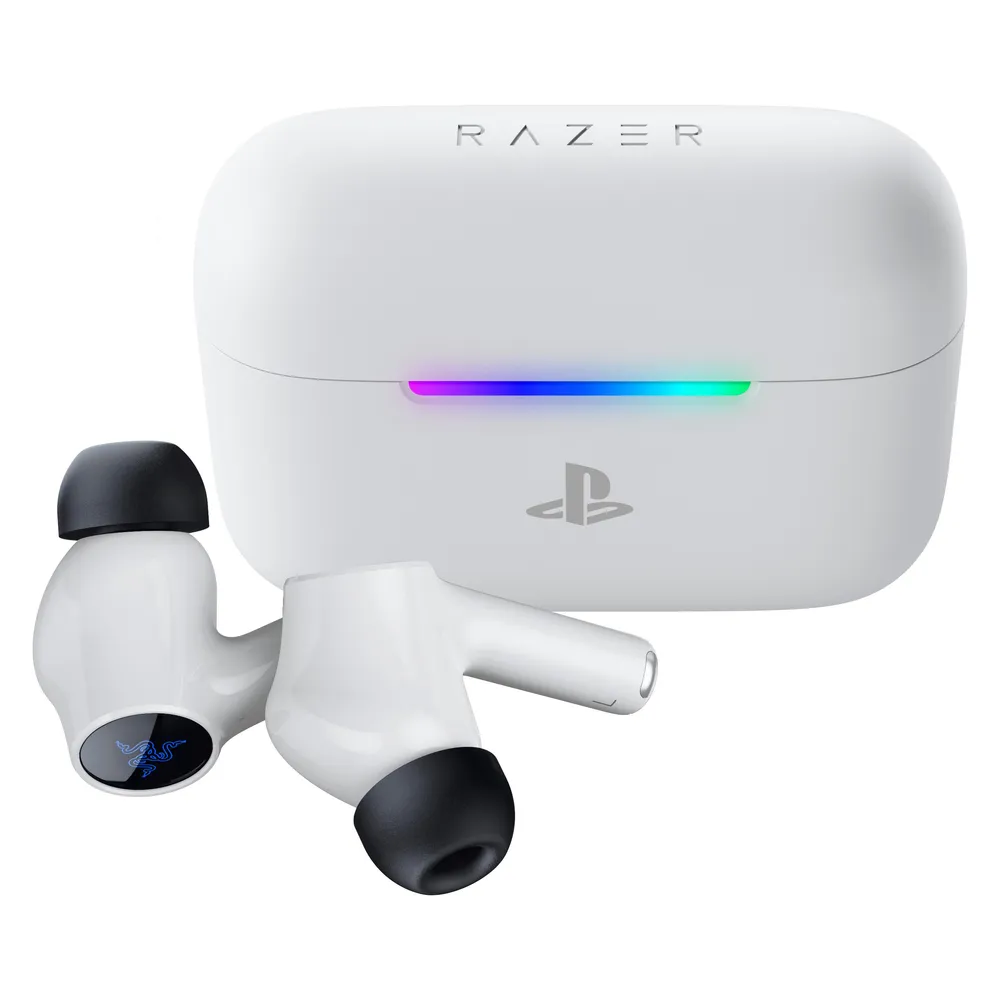 Razer Hammerhead V3 X HyperSpeed kabellose Bluetooth RF Gaming In-Ear Kopfhörer weiß