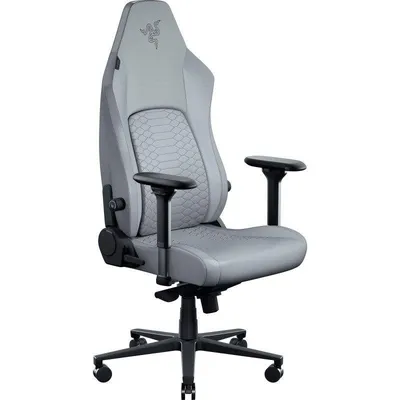 Gaming-Stuhl Razer Iskur V2 NewGen ergonomisch atmungsaktiv grau 4D-Armlehnen