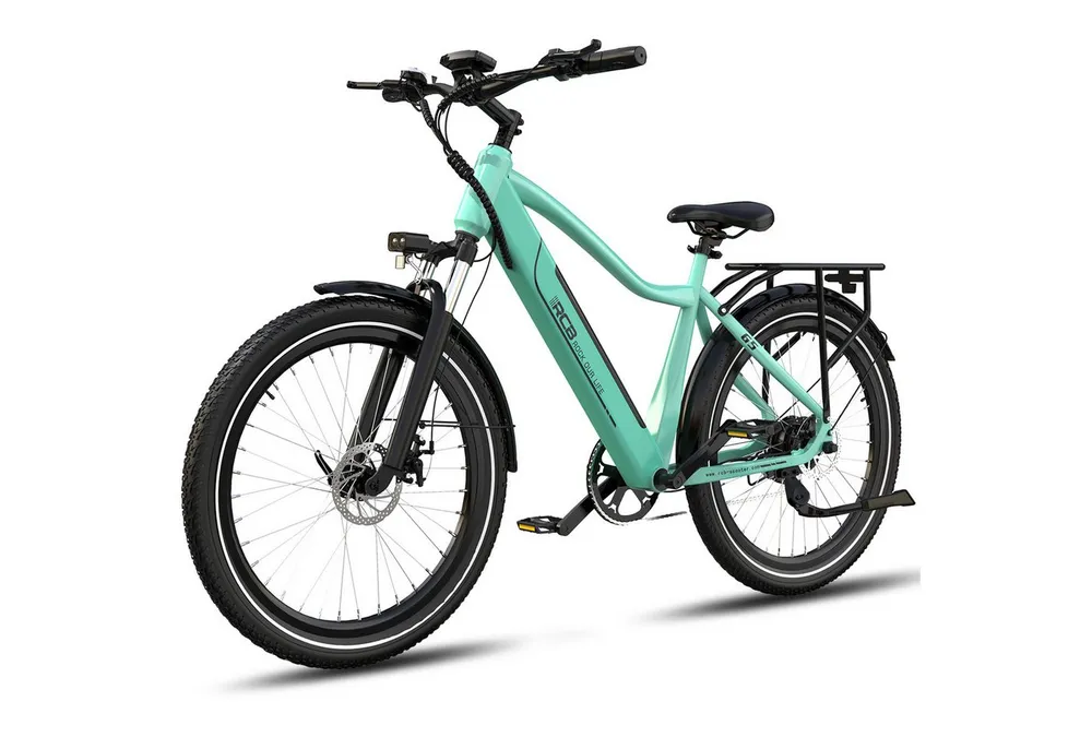 RCB E-Bike Pedelec G5 für Stadt und Gelände,27,5Zoll Herren Elektrofahrrad,13Ah,60-100 km, 7 Gang, Kettenschaltung, Heckmotor, 468 Wh, APP&NFC,ebike Herren,Gepäckträger hinten,max. Geschwindigkeit: 25 km/h