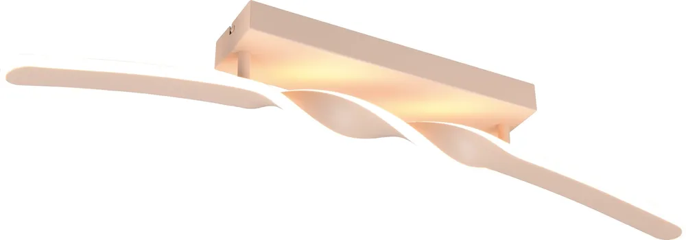 REALITY LED-Deckenleuchte GINKO, R65791166, 18W, 1980lm, 3000K, sand