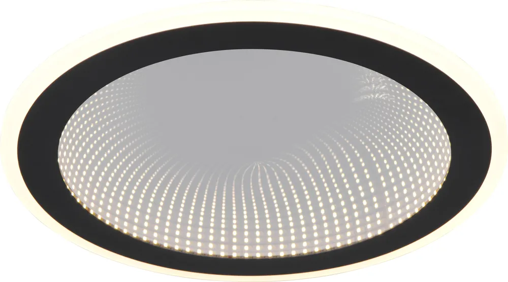 REALITY LED-Deckenleuchte GLACE, R67681132, 21,5W, 2600lm, schwarz