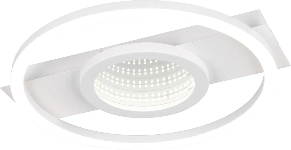 REALITY LED-Deckenleuchte WHEELER, R64801131, 16W, 2000lm, 4000K, weiß