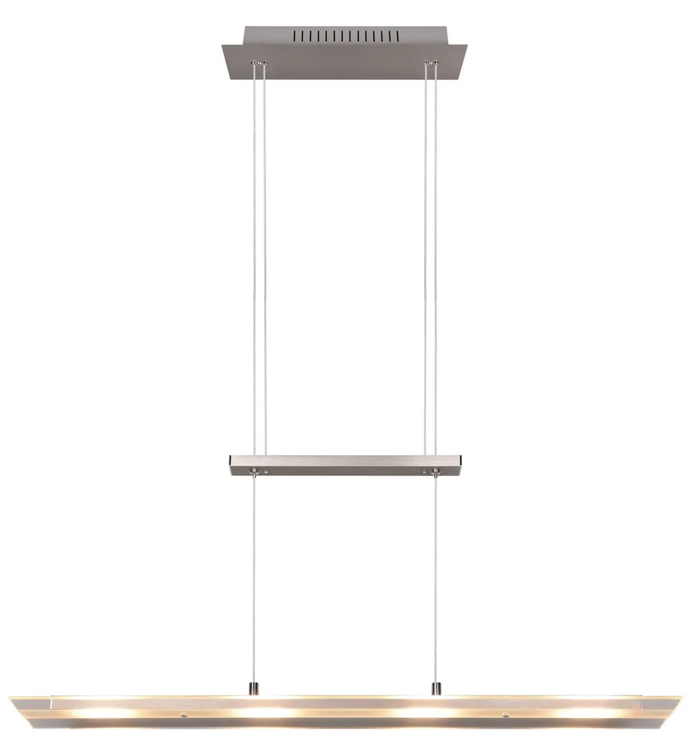 REALITY LED-Pendelleuchte Milos R32004107 nickel-matt, 20 W, 2200 lm, 3000 K