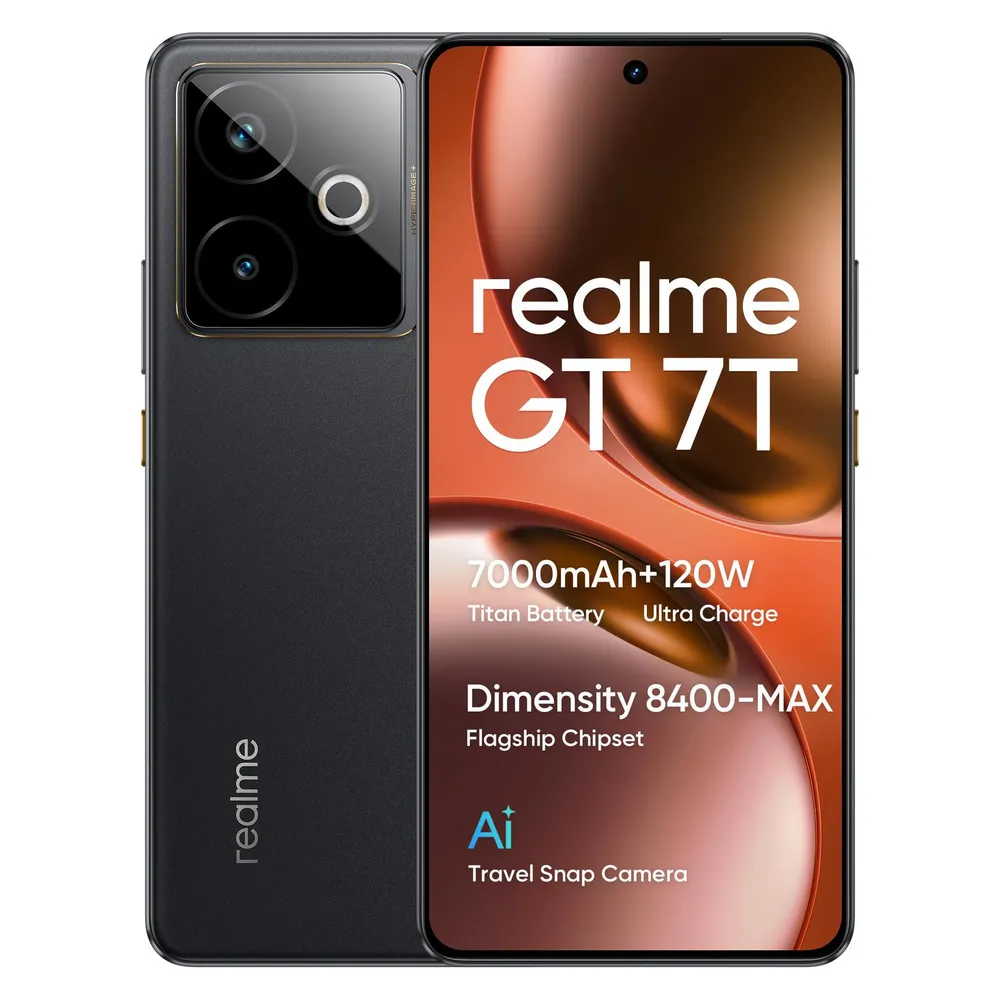 Realme GT 7T 5G 12GB 256GB 6.8" Schwarz