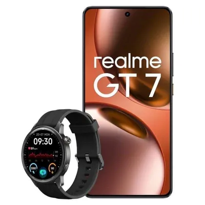 Realme GT 7 5G 12GB Schwarz 6,78" 512GB AMOLED-Display