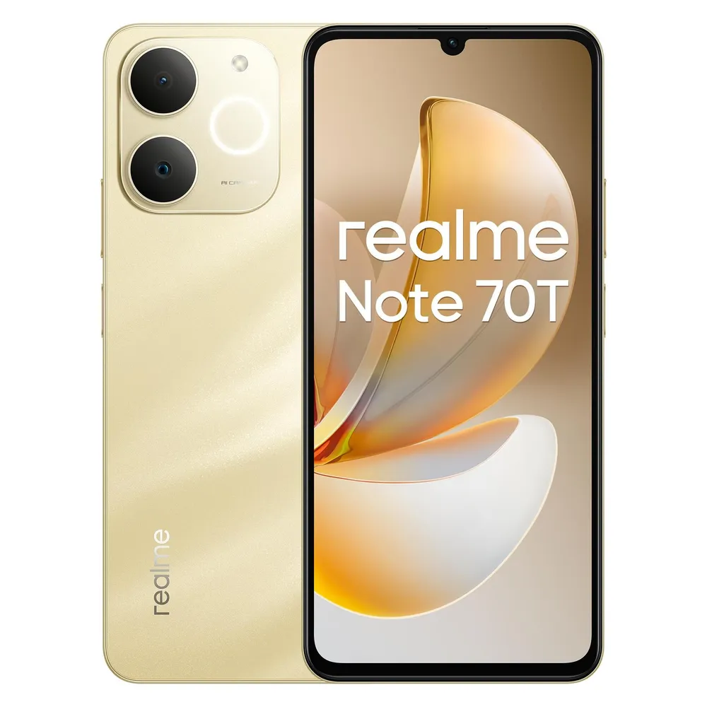 Realme Note 70T 4G 4GB 256GB 6.74" Gold