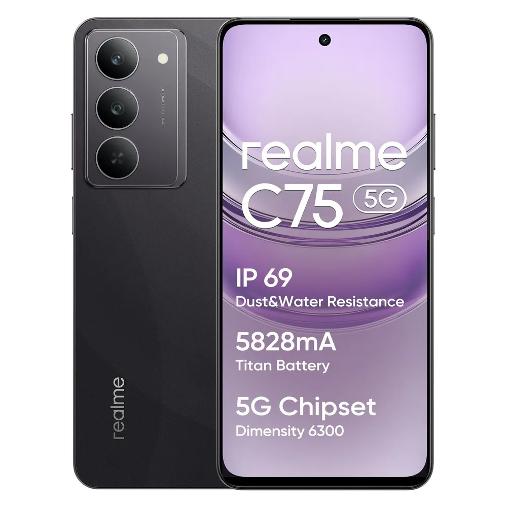 C75 5G 8GB+256GB Storm Black Smartphone