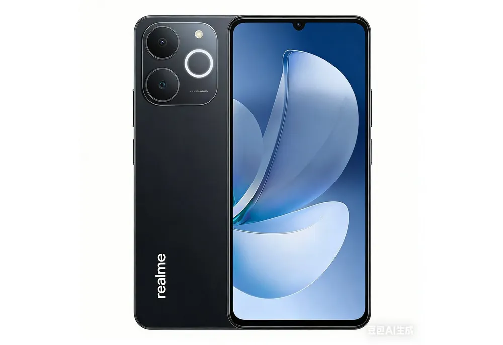 Realme Realme Note 70T: 6,74" 90Hz Display, 6000mAh Akku, 13MP Kamera, 4G LTE Handy (18,4 cm/6.74 Zoll, 64 GB Speicherplatz, 13 MP Kamera, 4GB+64GB, 8-Core Prozessor, Global Version)