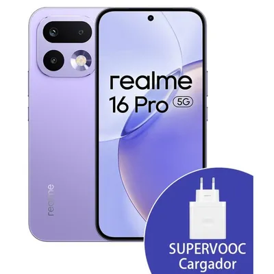 Realme 16 Pro 5G 8GB 512GB AMOLED 144 Hz Lila