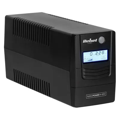 Rebel Nanopower Plus 850 UPS Offline Sinusoida 850VA 480W LCD USB