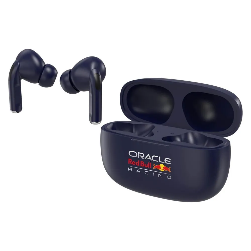 Kopfhörer Red Bull Racing RDBTWS kabellos Bluetooth ANC für Anrufe und Musik dunkelblau