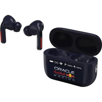 Kopfhörer Red Bull Racing RDBTWS kabellos Bluetooth ANC für Anrufe und Musik dunkelblau