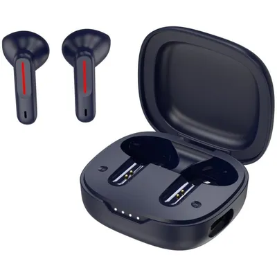 Auriculares QUO Red Bull Kers inalámbricos Bluetooth con Cancelación de Ruido, Micrófono y carga rápida, azul