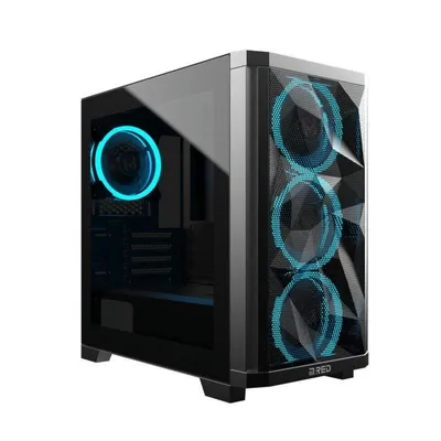 Gehäuse PC Gaming M.RED Stardust Mini Black Mini Tower