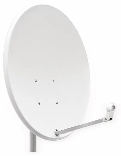 RED OPTICUM SAT-Antenne QA60, Stahl, lichtgrau, 60 cm
