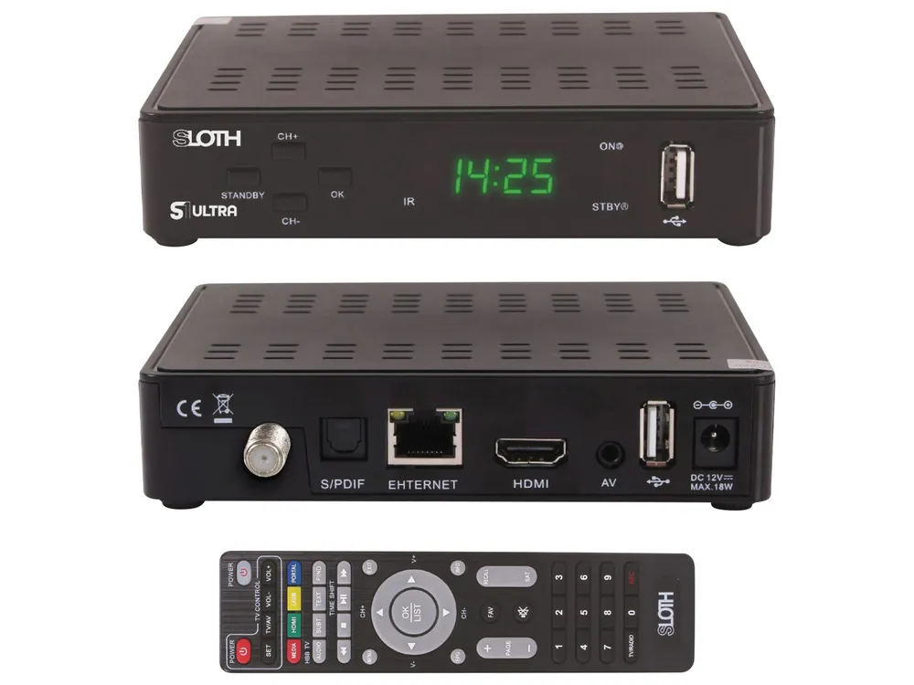 RED OPTICUM SAT-Receiver Sloth S1 Ultra