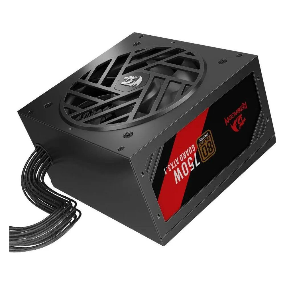 Fuente de Alimentación Redragon GC-GU03P 750W Certificación 80+ Bronze modular