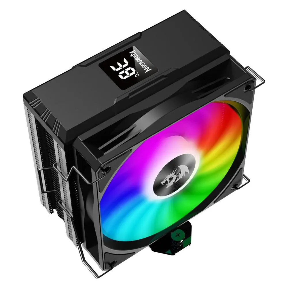 Kühlung Luft Redragon Sockel Intel und AMD 120 mm CC-1013 RGB Digital