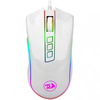 Redragon M711 Cobra White RGB-Gaming-Maus 10000 DPI Weiß