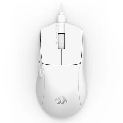 Maus Redragon M724W-1K K1NG Kabelgebunden 12400DPI Weiß Ultralight RGB