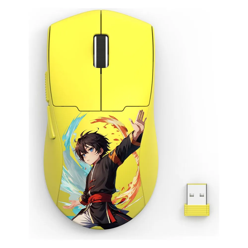 Maus REDRAGON M918-AKG-PRO K1NG PRO MAX Wireless Bluetooth USB Type-C 26000 DPI Multicolor Anime-Design