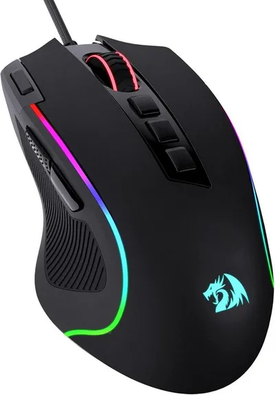 Redragon M612, 8000 DPI Kabelgebundene Optische mit 11 Programmierbaren Tasten Gaming-Maus (kabelgebunden)