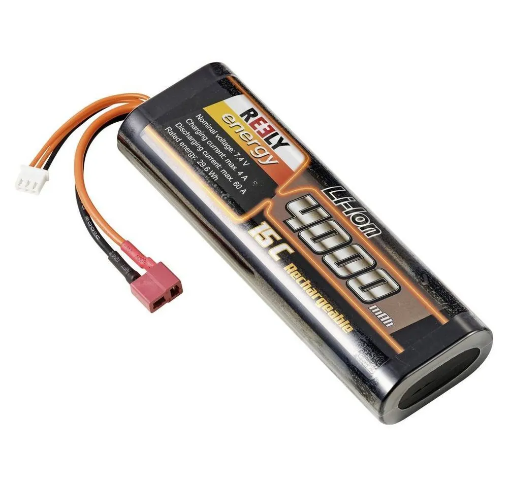 Reely Modellbau-Akkupack (LiIon) 7.4 V 4000 mAh Zellen-Zahl: 2 15 RE-7853529 Akku