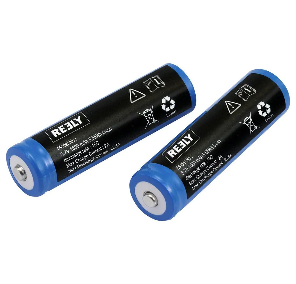 Reely Reely Modellbau-Akku-Einzelzelle Li-Ion 18650 3.7 V 1500 mAh Akku 1500 mAh