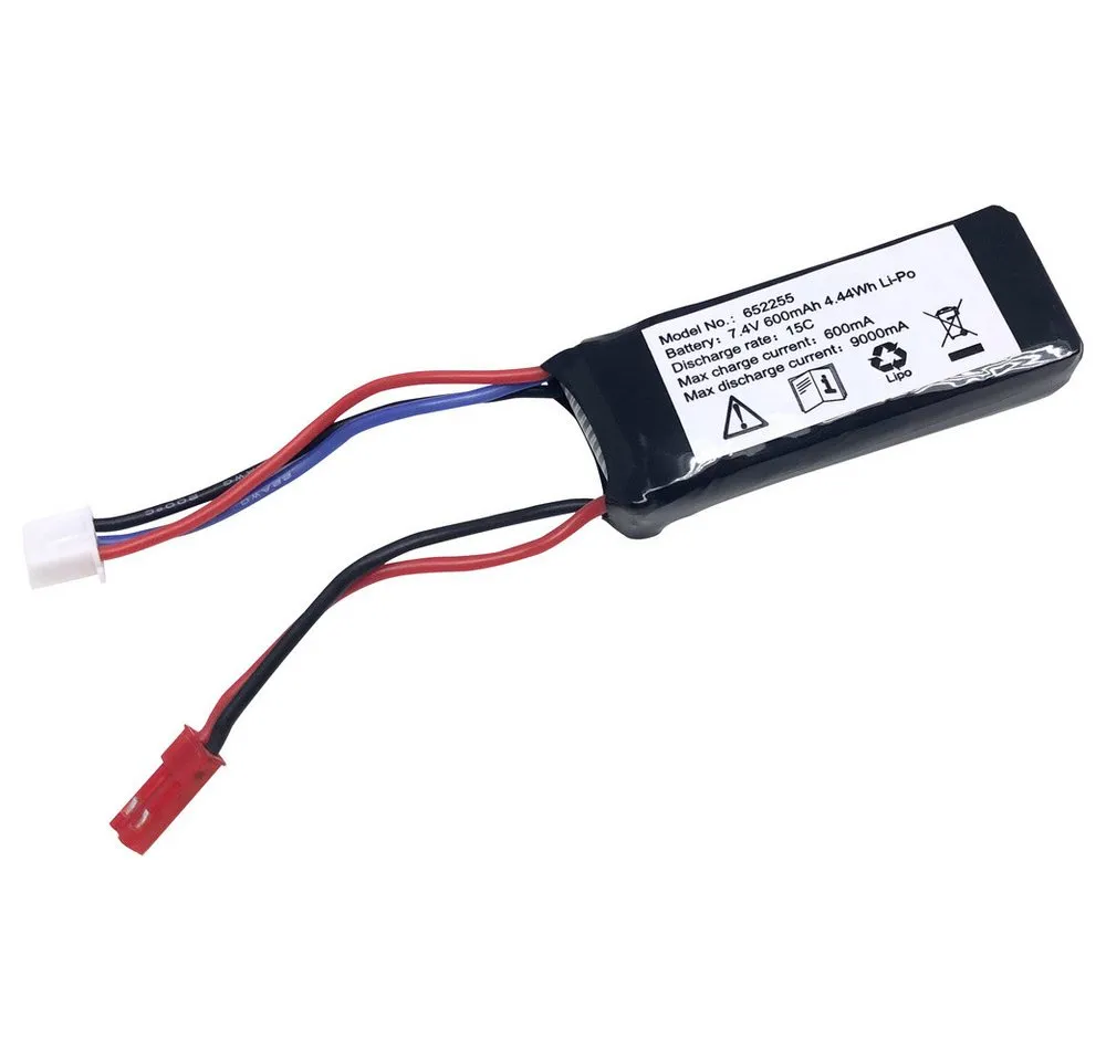 Reely Reely Modellbau-Akkupack (LiPo) 7.4 V 600 mAh Zellen-Zahl: 2 15 C Soft Akku 600 mAh