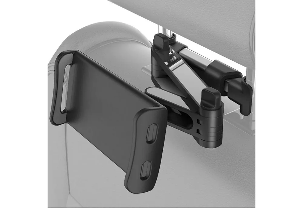 Refined Living Halterung Ausziehbare KFZ-Kopfstützen Halterung um 360 ° drehbar, (1-tlg., ablet-Halterung Auto, verstellbar – Kopfstützenhalterung für Tablets, für 4,4-11 Zoll Geräte, Kopfstütze KFZ Halterung Universal)