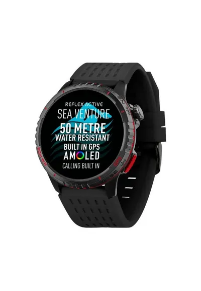 REFLEX ACTIVE SEA VENTURE 400 R 50m Schwimmfeste AMOLED GPS Smartwatch mit Smartwatch Set