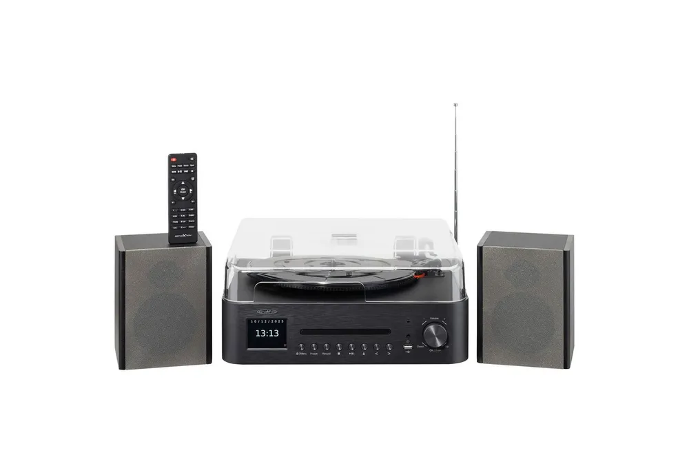Reflexion HIF2082DAB Plattenspieler (Bluetooth, DAB+, UKW, CD, Bluetooth, Großes 2,8" TFT-Farbdisplay)